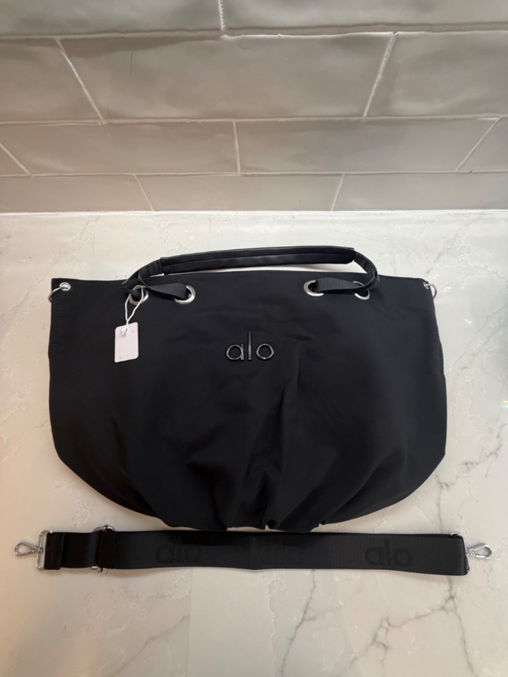 Alo Bag Large 12 inches tall 22 inches wide
